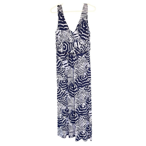 LILLY PULITZER MAXI DRESS SIZE LARGE - Picture 1 of 4